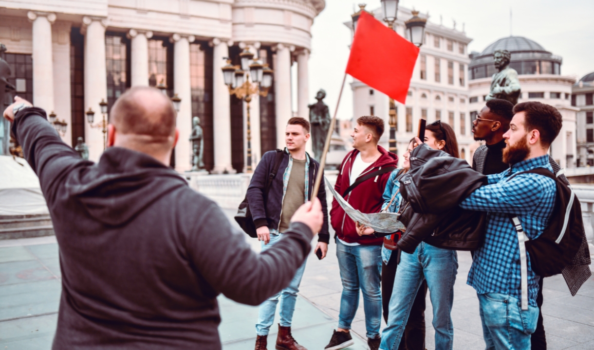 profissionais de turismo